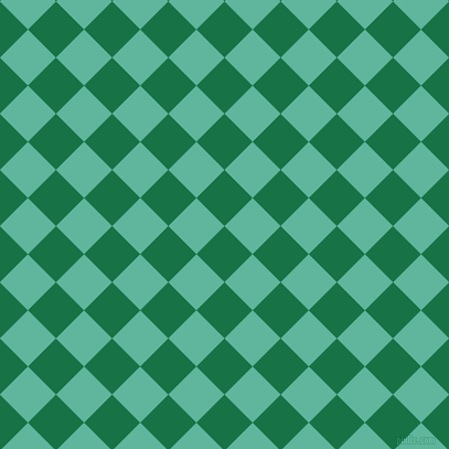 45/135 degree angle diagonal checkered chequered squares checker pattern checkers background, 36 pixel squares size, , Dark Spring Green and Keppel checkers chequered checkered squares seamless tileable