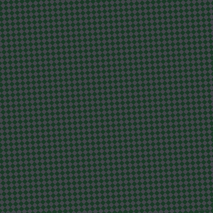 49/139 degree angle diagonal checkered chequered squares checker pattern checkers background, 13 pixel square size, , Deep Fir and Steel Grey checkers chequered checkered squares seamless tileable