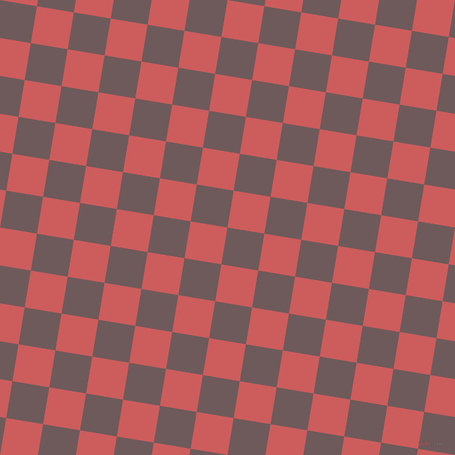 81/171 degree angle diagonal checkered chequered squares checker pattern checkers background, 53 pixel squares size, , Falcon and Indian Red checkers chequered checkered squares seamless tileable