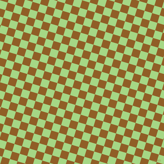 73/163 degree angle diagonal checkered chequered squares checker pattern checkers background, 33 pixel square size, , Feijoa and Afghan Tan checkers chequered checkered squares seamless tileable