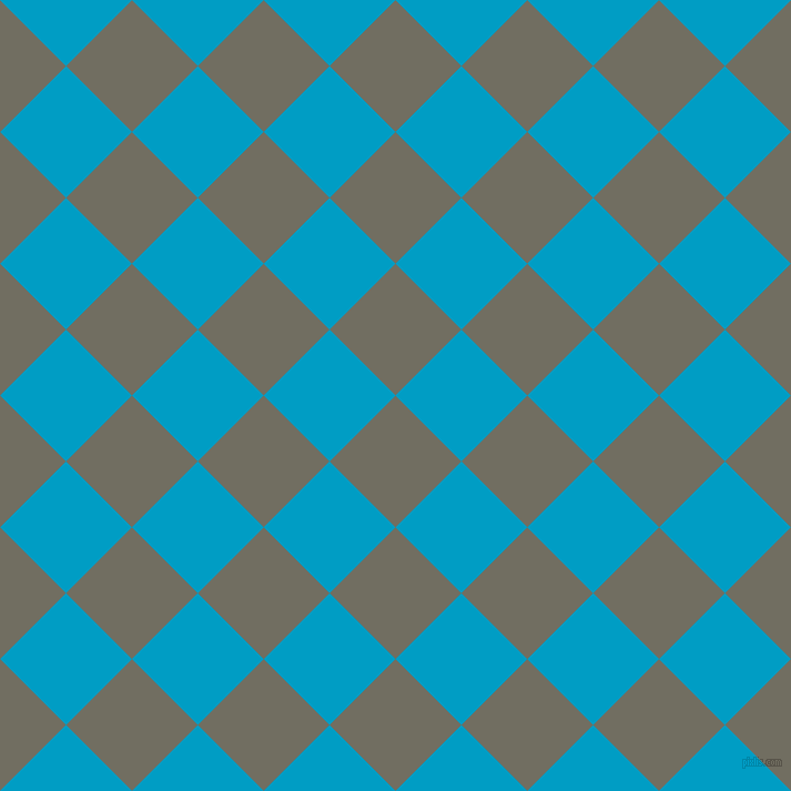 45/135 degree angle diagonal checkered chequered squares checker pattern checkers background, 84 pixel squares size, , Flint and Pacific Blue checkers chequered checkered squares seamless tileable