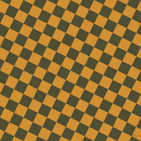 63/153 degree angle diagonal checkered chequered squares checker pattern checkers background, 43 pixel squares size, , Fuel Yellow and Camouflage checkers chequered checkered squares seamless tileable