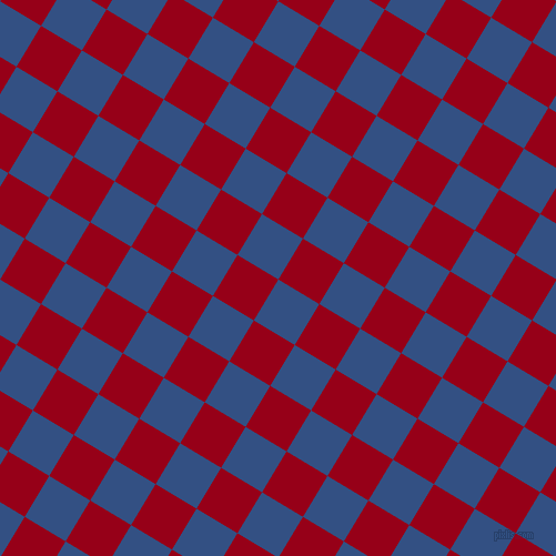 59/149 degree angle diagonal checkered chequered squares checker pattern checkers background, 43 pixel square size, , Fun Blue and Carmine checkers chequered checkered squares seamless tileable