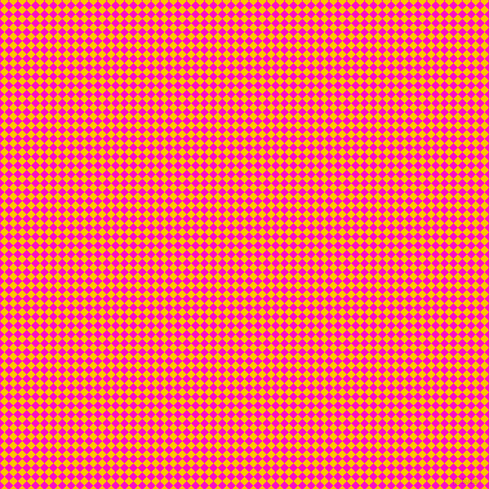 45/135 degree angle diagonal checkered chequered squares checker pattern checkers background, 9 pixel squares size, , Golden Poppy and Shocking Pink checkers chequered checkered squares seamless tileable