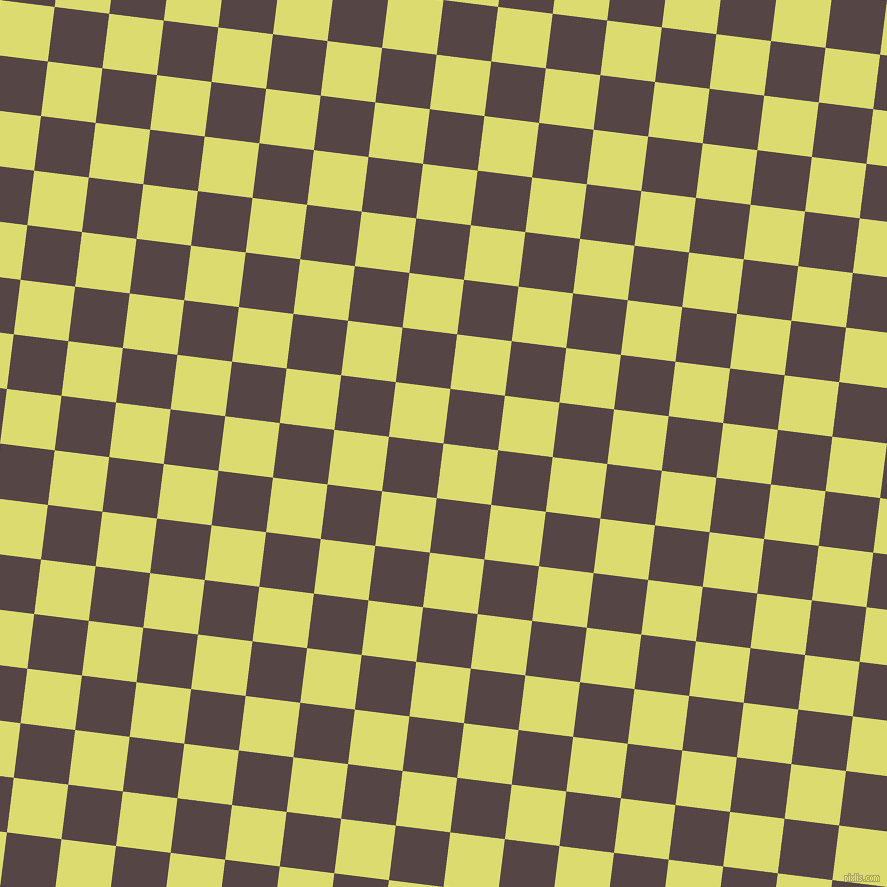 83/173 degree angle diagonal checkered chequered squares checker pattern checkers background, 55 pixel square size, , Goldenrod and Woody Brown checkers chequered checkered squares seamless tileable