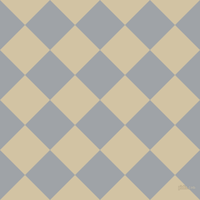 45/135 degree angle diagonal checkered chequered squares checker pattern checkers background, 73 pixel squares size, , Grey Chateau and Double Spanish White checkers chequered checkered squares seamless tileable