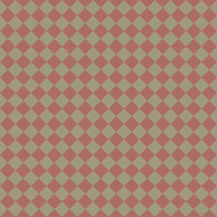 45/135 degree angle diagonal checkered chequered squares checker pattern checkers background, 35 pixel squares size, , Grey Olive and Coral Tree checkers chequered checkered squares seamless tileable