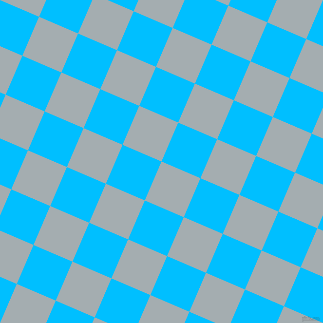 67/157 degree angle diagonal checkered chequered squares checker pattern checkers background, 87 pixel square size, , Gull Grey and Deep Sky Blue checkers chequered checkered squares seamless tileable