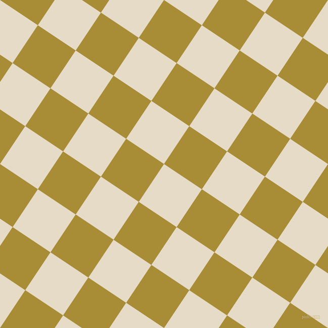 56/146 degree angle diagonal checkered chequered squares checker pattern checkers background, 90 pixel squares size, , Half Spanish White and Reef Gold checkers chequered checkered squares seamless tileable