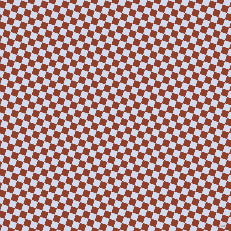 72/162 degree angle diagonal checkered chequered squares checker pattern checkers background, 23 pixel square size, Hawkes Blue and Fire checkers chequered checkered squares seamless tileable