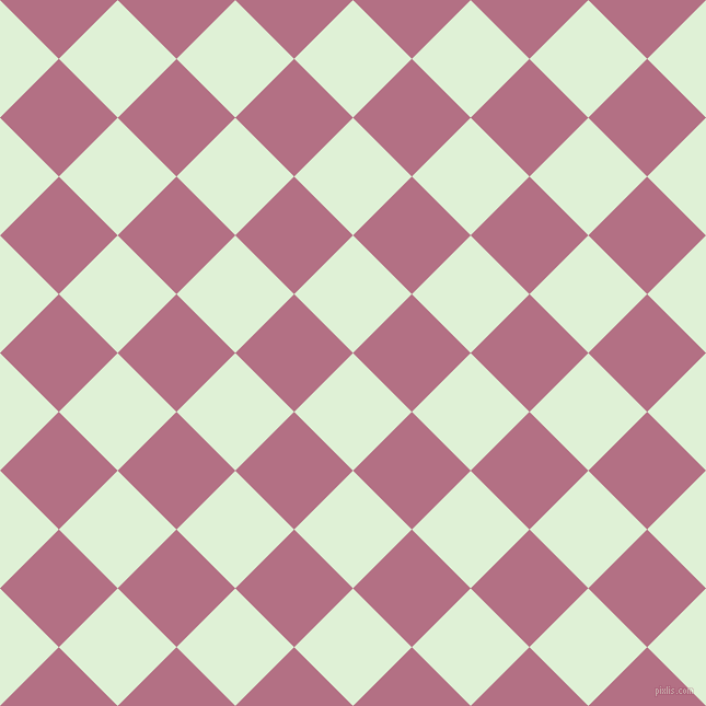 45/135 degree angle diagonal checkered chequered squares checker pattern checkers background, 76 pixel squares size, , Hint Of Green and Tapestry checkers chequered checkered squares seamless tileable