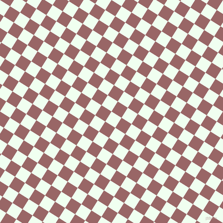 58/148 degree angle diagonal checkered chequered squares checker pattern checkers background, 38 pixel square size, , Honeydew and Copper Rose checkers chequered checkered squares seamless tileable