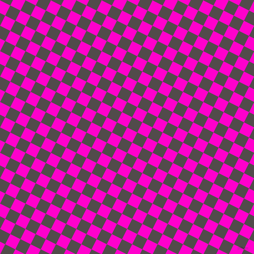 63/153 degree angle diagonal checkered chequered squares checker pattern checkers background, 39 pixel square size, , Hot Magenta and Matterhorn checkers chequered checkered squares seamless tileable