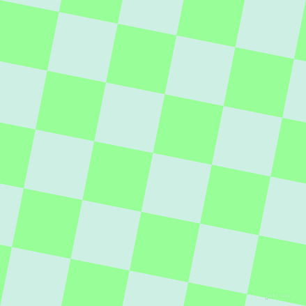 79/169 degree angle diagonal checkered chequered squares checker pattern checkers background, 86 pixel square size, , Humming Bird and Mint Green checkers chequered checkered squares seamless tileable