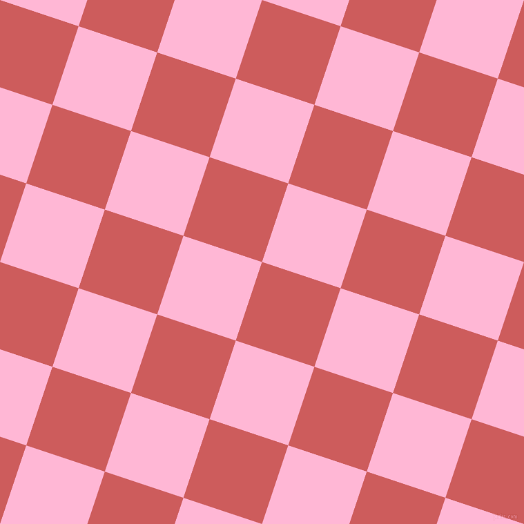 72/162 degree angle diagonal checkered chequered squares checker pattern checkers background, 120 pixel square size, , Indian Red and Cotton Candy checkers chequered checkered squares seamless tileable