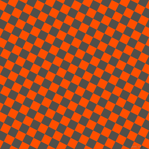 63/153 degree angle diagonal checkered chequered squares checker pattern checkers background, 27 pixel squares size, , International Orange and Dune checkers chequered checkered squares seamless tileable