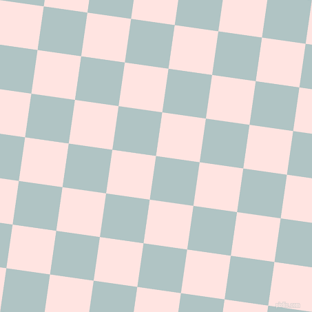 82/172 degree angle diagonal checkered chequered squares checker pattern checkers background, 64 pixel square size, , Jungle Mist and Misty Rose checkers chequered checkered squares seamless tileable