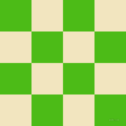 checkered chequered squares checkers background checker pattern, 108 pixel square size, Kelly Green and Half Colonial White checkers chequered checkered squares seamless tileable
