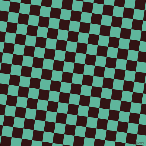 82/172 degree angle diagonal checkered chequered squares checker pattern checkers background, 34 pixel squares size, , Keppel and Seal Brown checkers chequered checkered squares seamless tileable