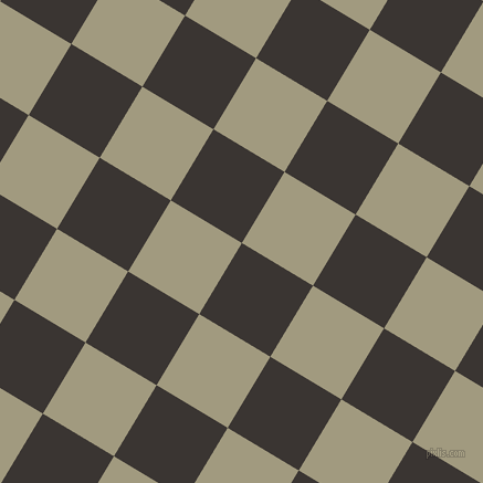 59/149 degree angle diagonal checkered chequered squares checker pattern checkers background, 75 pixel squares size, , Kilamanjaro and Grey Olive checkers chequered checkered squares seamless tileable