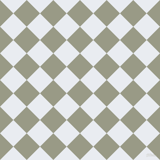45/135 degree angle diagonal checkered chequered squares checker pattern checkers background, 61 pixel square size, , Lemon Grass and Solitude checkers chequered checkered squares seamless tileable