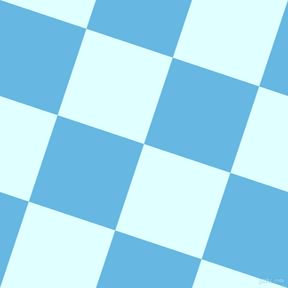 72/162 degree angle diagonal checkered chequered squares checker pattern checkers background, 129 pixel square size, , Light Cyan and Malibu checkers chequered checkered squares seamless tileable