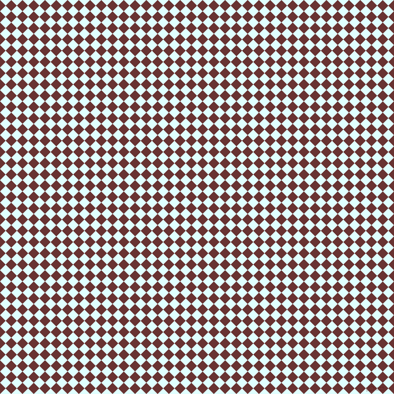 45/135 degree angle diagonal checkered chequered squares checker pattern checkers background, 16 pixel square size, , Light Cyan and Persian Plum checkers chequered checkered squares seamless tileable