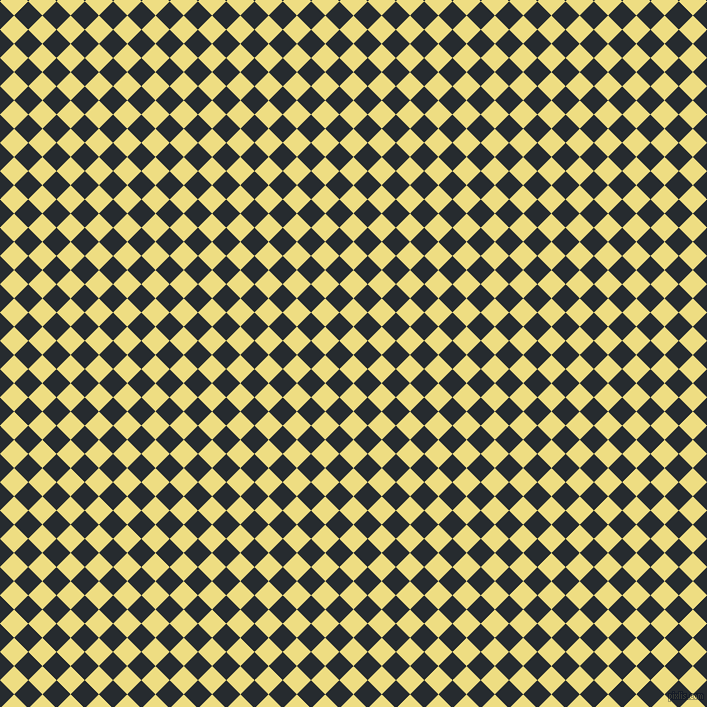 45/135 degree angle diagonal checkered chequered squares checker pattern checkers background, 20 pixel square size, , Light Goldenrod and Blue Charcoal checkers chequered checkered squares seamless tileable