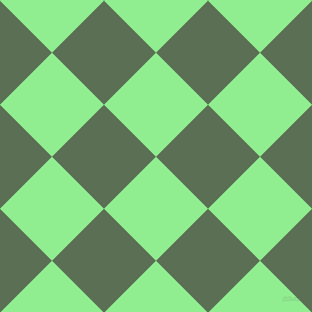 45/135 degree angle diagonal checkered chequered squares checker pattern checkers background, 145 pixel squares size, , Light Green and Cactus checkers chequered checkered squares seamless tileable