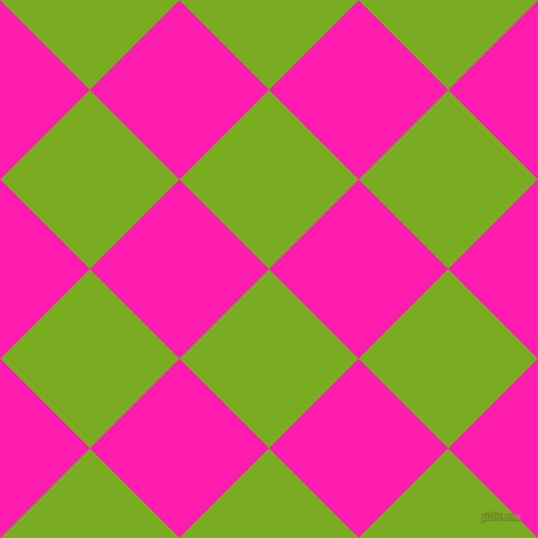 45/135 degree angle diagonal checkered chequered squares checker pattern checkers background, 114 pixel squares size, , Lima and Spicy Pink checkers chequered checkered squares seamless tileable