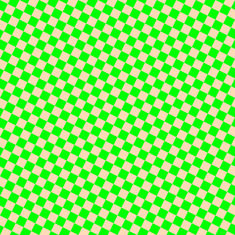 63/153 degree angle diagonal checkered chequered squares checker pattern checkers background, 30 pixel squares size, , Lime and Sandy Beach checkers chequered checkered squares seamless tileable