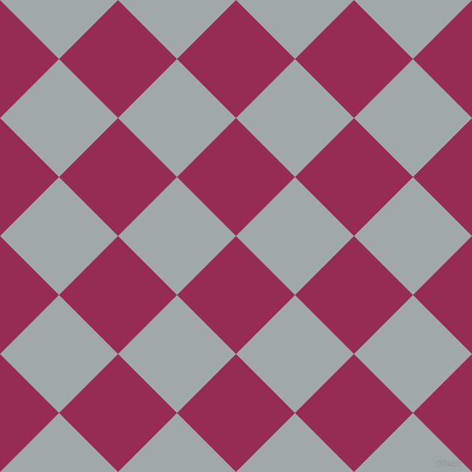 45/135 degree angle diagonal checkered chequered squares checker pattern checkers background, 117 pixel square size, , Lipstick and Hit Grey checkers chequered checkered squares seamless tileable