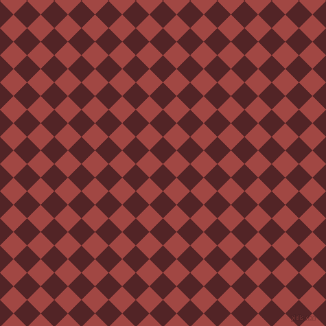 45/135 degree angle diagonal checkered chequered squares checker pattern checkers background, 28 pixel squares size, , Lonestar and Roof Terracotta checkers chequered checkered squares seamless tileable