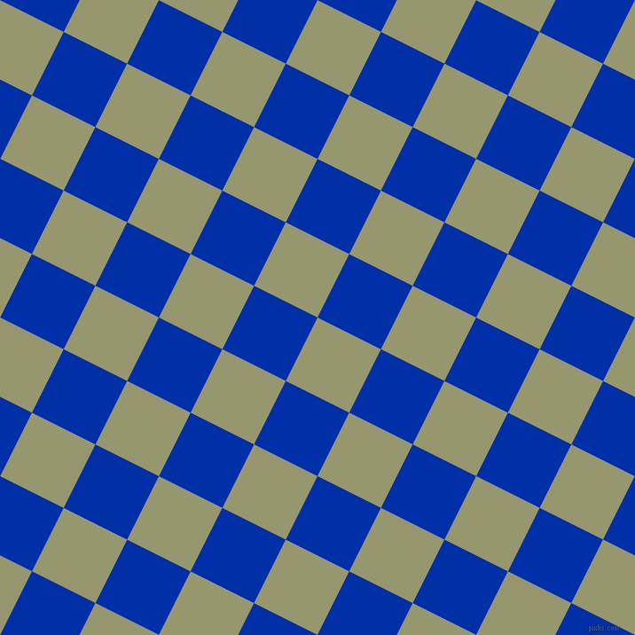 63/153 degree angle diagonal checkered chequered squares checker pattern checkers background, 80 pixel squares size, , Malachite Green and International Klein Blue checkers chequered checkered squares seamless tileable