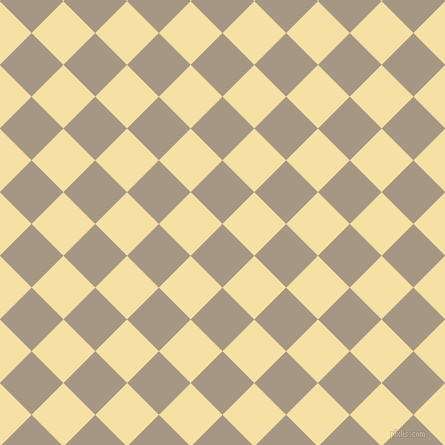 45/135 degree angle diagonal checkered chequered squares checker pattern checkers background, 45 pixel squares size, , Malta and Buttermilk checkers chequered checkered squares seamless tileable