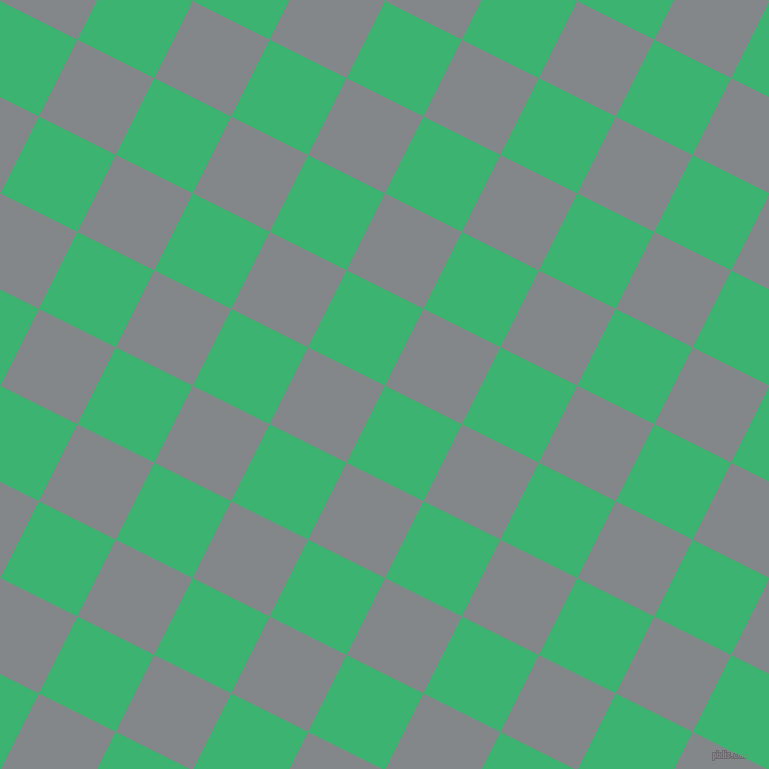 63/153 degree angle diagonal checkered chequered squares checker pattern checkers background, 86 pixel squares size, , Medium Sea Green and Aluminium checkers chequered checkered squares seamless tileable