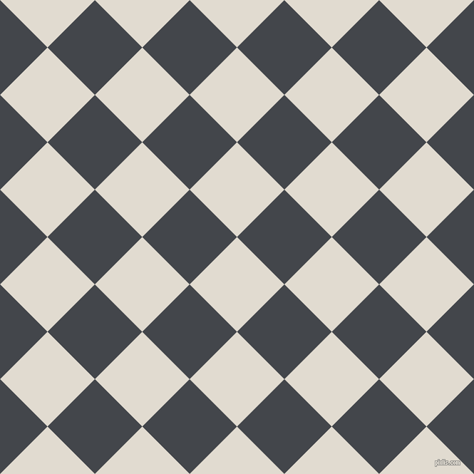 45/135 degree angle diagonal checkered chequered squares checker pattern checkers background, 94 pixel squares size, , Merino and Steel Grey checkers chequered checkered squares seamless tileable
