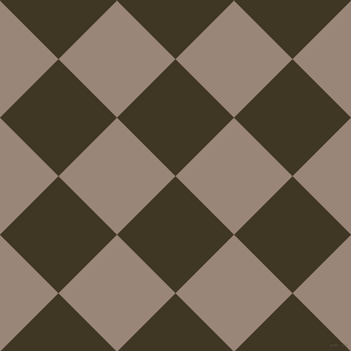 45/135 degree angle diagonal checkered chequered squares checker pattern checkers background, 170 pixel squares size, Mikado and Almond Frost checkers chequered checkered squares seamless tileable