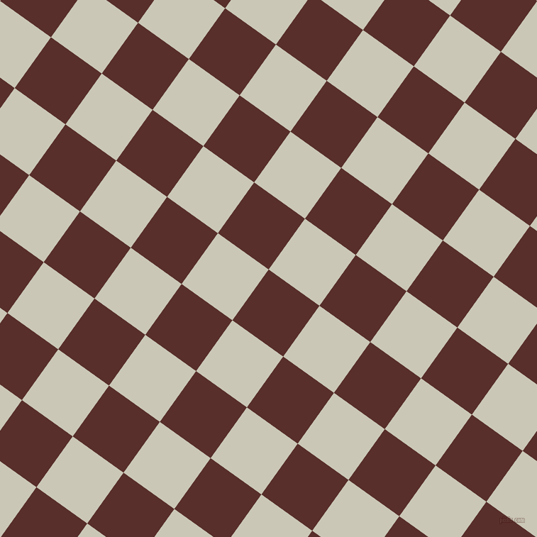 54/144 degree angle diagonal checkered chequered squares checker pattern checkers background, 88 pixel square size, , Moccaccino and Chrome White checkers chequered checkered squares seamless tileable