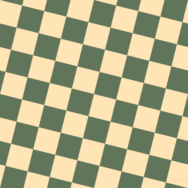 76/166 degree angle diagonal checkered chequered squares checker pattern checkers background, 73 pixel square size, , Moccasin and Finlandia checkers chequered checkered squares seamless tileable