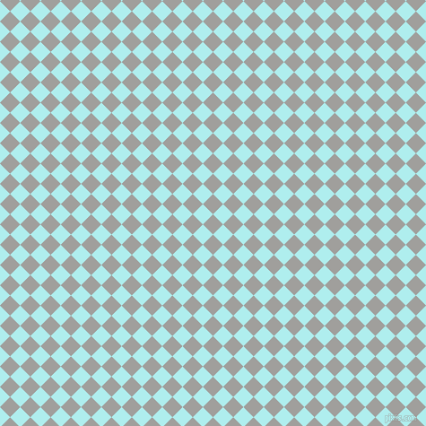 45/135 degree angle diagonal checkered chequered squares checker pattern checkers background, 16 pixel square size, , Mountain Mist and Pale Turquoise checkers chequered checkered squares seamless tileable