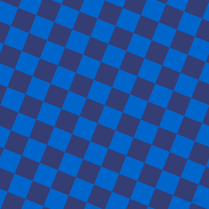 68/158 degree angle diagonal checkered chequered squares checker pattern checkers background, 38 pixel square size, , Navy Blue and Torea Bay checkers chequered checkered squares seamless tileable