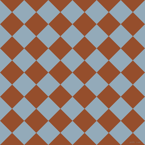 45/135 degree angle diagonal checkered chequered squares checker pattern checkers background, 55 pixel squares size, , Nepal and Alert Tan checkers chequered checkered squares seamless tileable