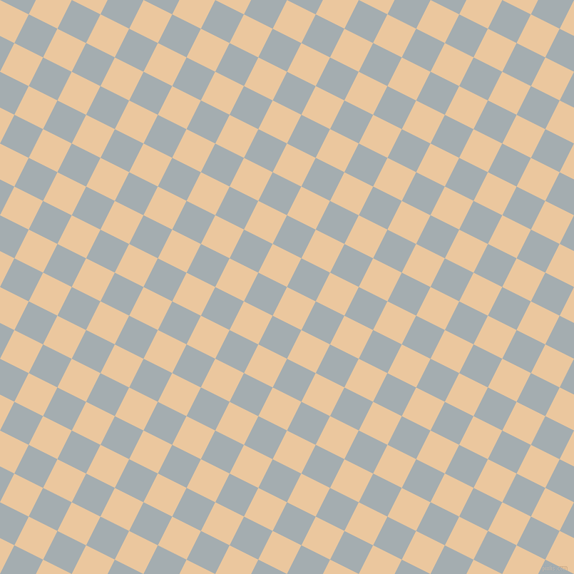 63/153 degree angle diagonal checkered chequered squares checker pattern checkers background, 45 pixel square size, , New Tan and Gull Grey checkers chequered checkered squares seamless tileable