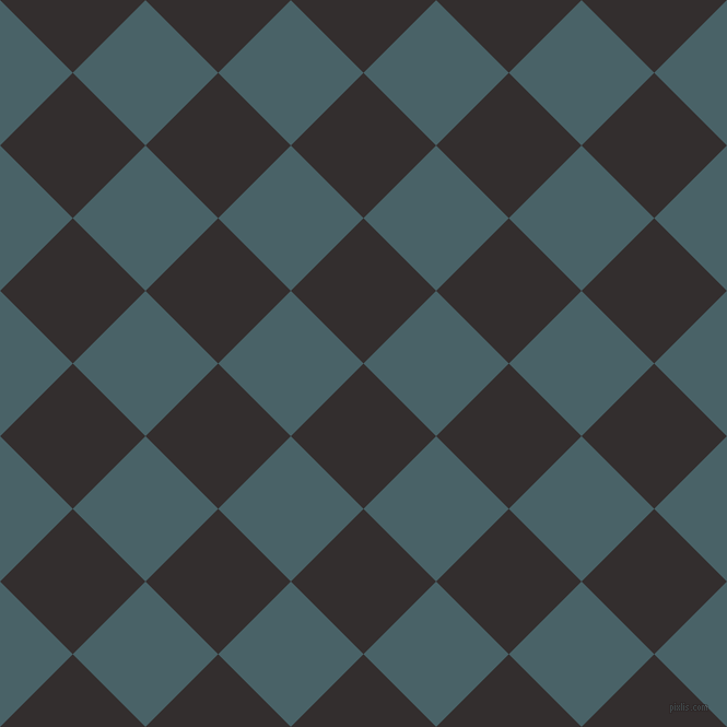 45/135 degree angle diagonal checkered chequered squares checker pattern checkers background, 94 pixel square size, , Night Rider and Smalt Blue checkers chequered checkered squares seamless tileable