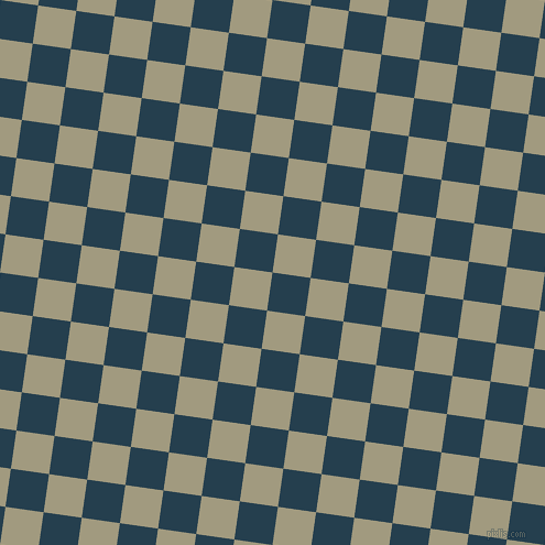 82/172 degree angle diagonal checkered chequered squares checker pattern checkers background, 35 pixel squares size, , Nile Blue and Grey Olive checkers chequered checkered squares seamless tileable