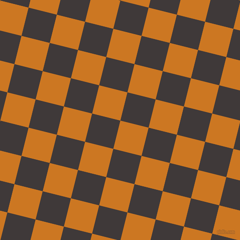 76/166 degree angle diagonal checkered chequered squares checker pattern checkers background, 58 pixel square size, , Ochre and Eclipse checkers chequered checkered squares seamless tileable
