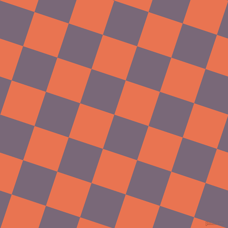 72/162 degree angle diagonal checkered chequered squares checker pattern checkers background, 71 pixel squares size, , Old Lavender and Burnt Sienna checkers chequered checkered squares seamless tileable