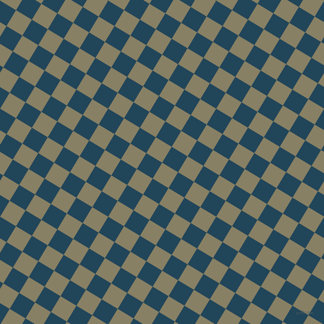59/149 degree angle diagonal checkered chequered squares checker pattern checkers background, 37 pixel square size, , Olive Haze and Astronaut Blue checkers chequered checkered squares seamless tileable