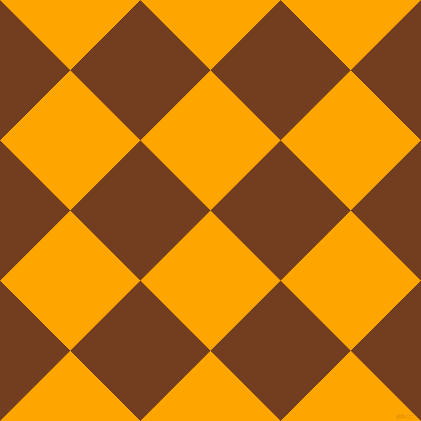 45/135 degree angle diagonal checkered chequered squares checker pattern checkers background, 196 pixel squares size, , Orange and Peru Tan checkers chequered checkered squares seamless tileable